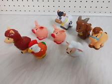 Fisher-Price - Little People Bauernhof-Set - 8 Bauernhoftierfiguren -- 1307/1503