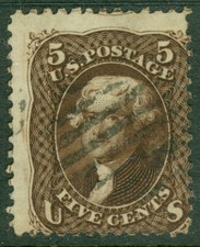 EDW1949SELL: USA 1863 Scott #