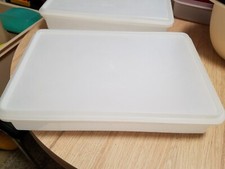Tupperware Rechteckiger Behälter Gefrier-Depot 3L Transparent Vintage1970erRetro