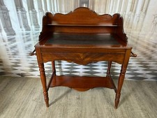 ANTIKER BEISTELLTISCH MAHAGONI SCHMINKTISCH WASCHTISCH UM 1930