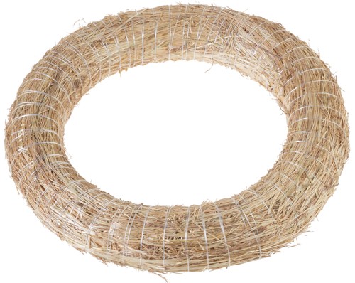 Strohkranz gebunden 30 cm - Ø,