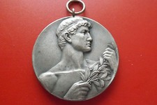*Sportmedaille ca.49g.-ca.50mm Batls.Meister 1927 im Faustball(Schub 22)