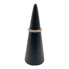 9ct rose gold - 9ct, twisted