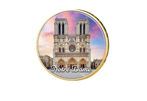 Euro vergoldet notre dame - euro,