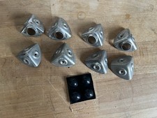 Grammophon Koffergrammophon Beschläge Ecken Füße Ersatzteil Electrola