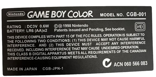 Gameboy color game boy - color,