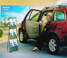 EXPAND faltbare +aufwickelbare Prospektständer / Brochurestand - A4 in Tasche