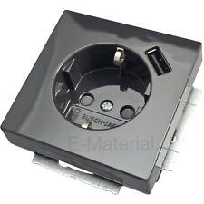 20 EUCBUSB-81 USB- Steckdose anthrazit Busch Jaeger Future Linar, Carat, Axcent