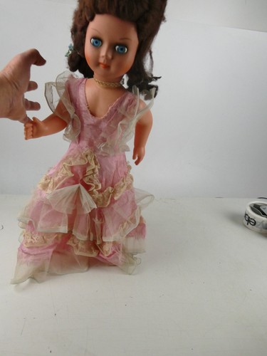 Puppe 62cm schlafaugen vintage - schlafaugen,