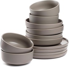 LEONARDO HOME Geschirrset ROMA Tafelservice Mikrowellen- & Spülmaschinengeeignet