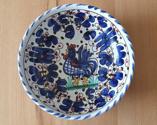 Keramik schale blauer - keramik,