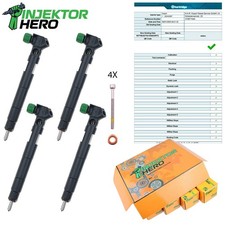 4x A6510700587 DELPHI INJEKTOR EINSPRITZDÜSE JEEP COMPASS 2.2 CRD A6510704987