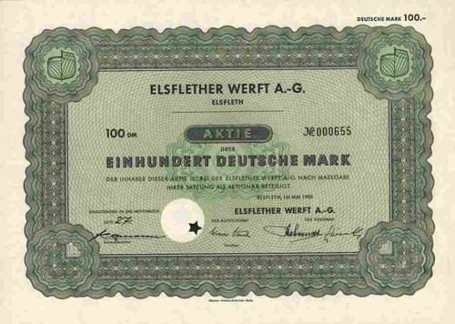 Elsflether werft 1950 - werft,