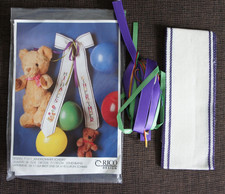 Stickpackung komplett Türschleife Kinderzimmer, Kreuzstich, Rico, unbenutzt