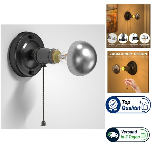 Wandlampe mit zugschalter - mit,