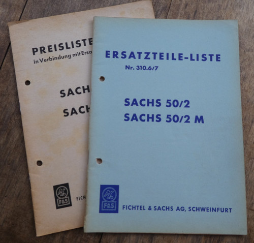 Ersatzteileliste 1961 sachs - ersatzteileliste, 50