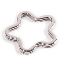 Flacher Schlüsselring aus