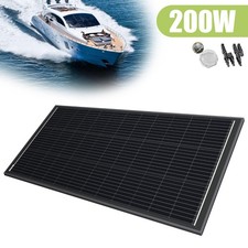 200W Schwarz Solarmodul