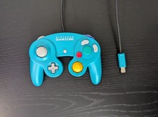 Original Nintendo GameCube Controller Türkis - seltener Farbton - funktionsfähig