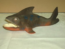 Unikat ??? Keramik Aschenbecher Hai Ascher Haifisch Deko Figur ca. 27 cm lang