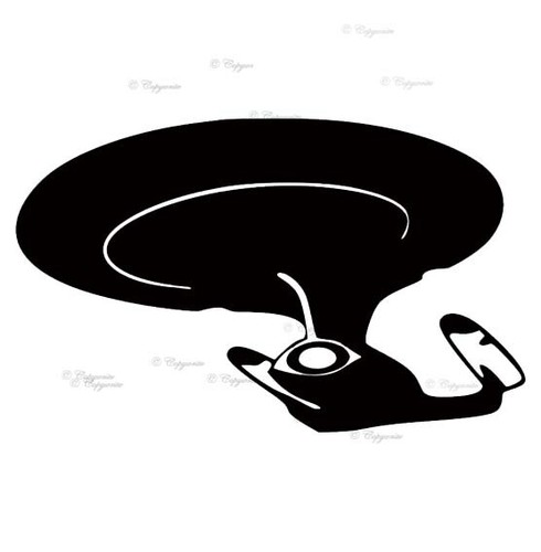 Enterprise star trek vinyl - enterprise,