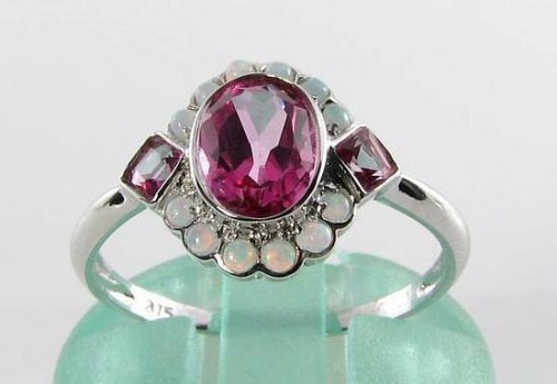 üppiger cluster ring - Üppiger, kt