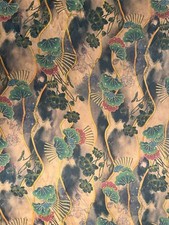 100 % Seide  - Lotos  Kantonseide (Schlammseide) mit Pflanzenfarben handgefärbt