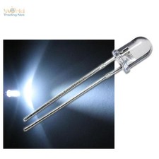 Led blinkend 5mm weiß - led,