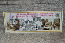 Altes Blechschild DDR 1985,40