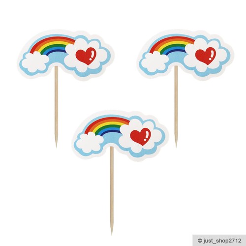 Regenbogen herz topper - herz,
