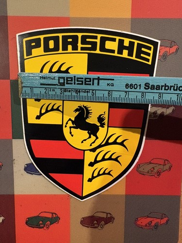 Porsche wappen klebeschilder - porsche,