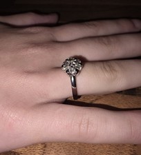 Ring 585er Weißgold mit