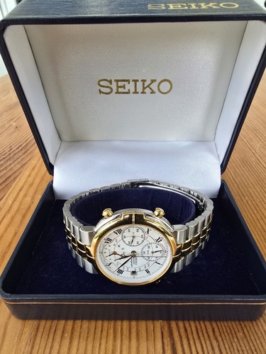 Seiko chronograph alarm - seiko, chronograph-