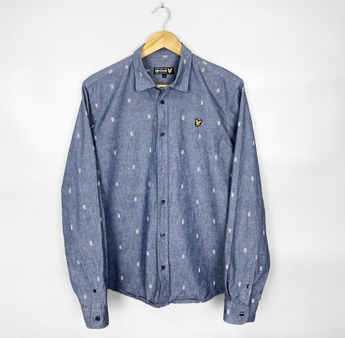 Men lyle scott shirt navy - lyle,