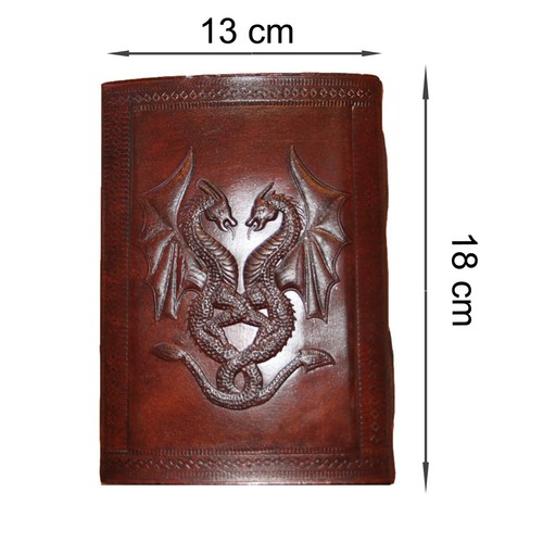 Lederbuch vintage notizbuch - lederbuch,