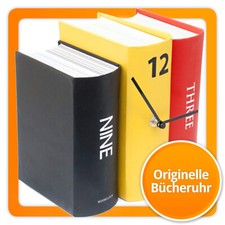 Bücheruhr Buch-Uhr Tischuhr