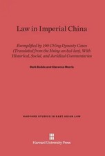 Derk Bodde (u. a.) | Law in Imperial China | Buch | Englisch | EAN 9780674733190
