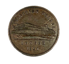 1851 Leighton Buzzard Teehändler WILLIAM MANLEY WELTAUSSTELLUNG AUSSTELLUNG AE Wertmarke