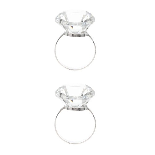 2er pack riesen diamantringe - 2er-pack, riesen-diamantringe