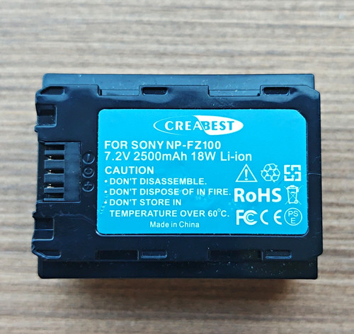 Creabest akku fz100 für - akku,
