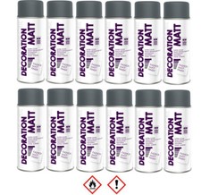 12er Sparpack 400ml RAL 7016