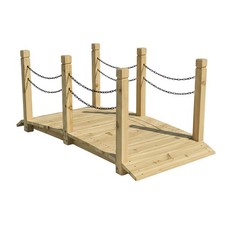 Garten Brücke Holzbrücke