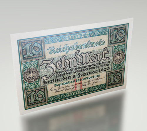 Mark 1920 papiergeld - 10,