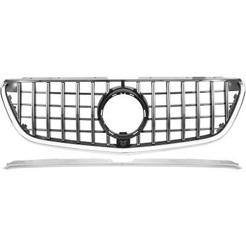 Kühlergrill chrom schwarz - kühlergrill, chrom/schwarz