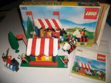 RARITÄT!! LEGO LEGOLAND Castle 383 RITTERTURNIER + OVP + Anleitung 1979