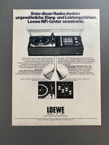 1975 loewe hifi - loewe, hifi-center