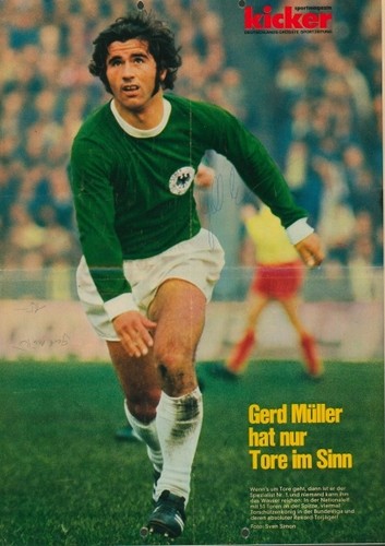 Fußballer gerd müller - fußballer,