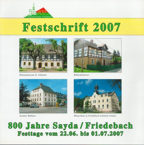 800 jahre sayda - 800, sayda/friedebach