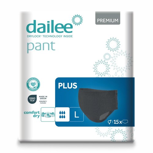 Dailee pant premium plus - dailee, black