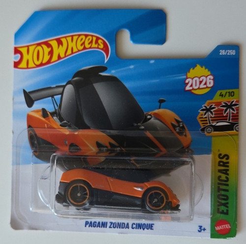 Hot wheels pagani zonda cinque - hot,